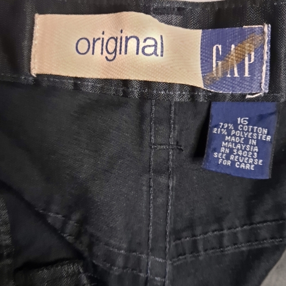 Gap original Black Satin jeans size 16 - Picture 7 of 7